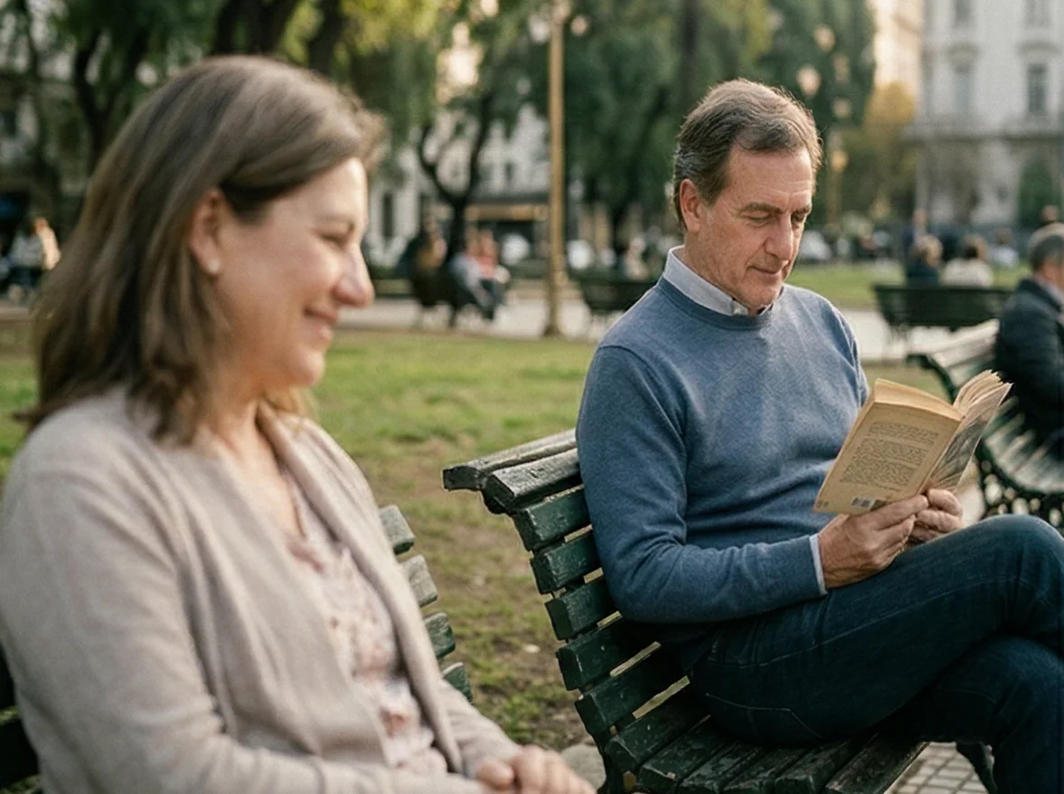Pareja en el parque